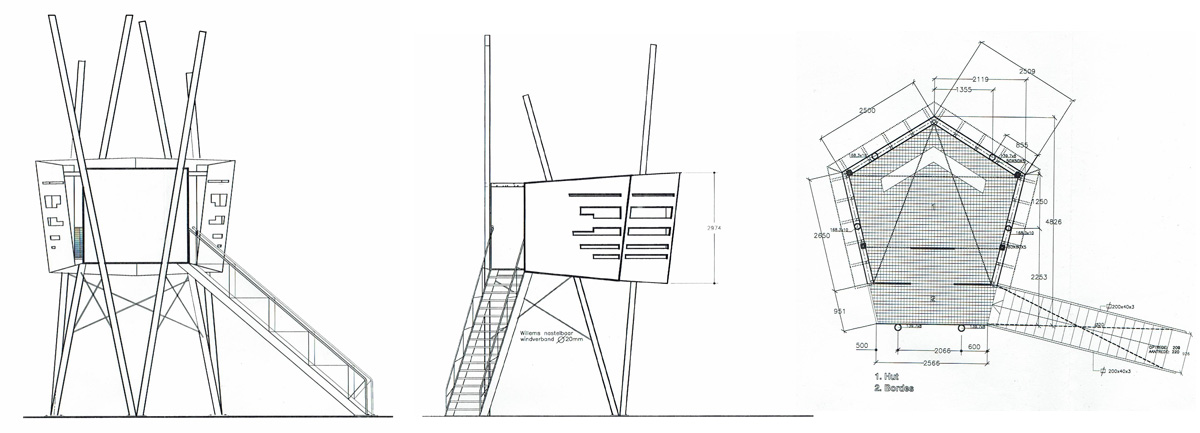 Project Vogelkijkhut - Rheia ontwerpatelier - architectuur - ecologie